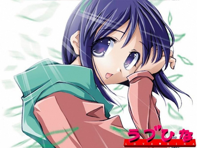 Blue hair green shirt manga free wallpaper for desktop - medium preview image