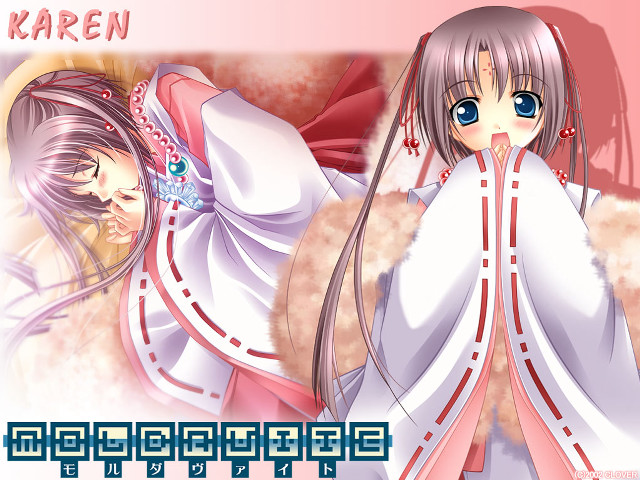 Anime girls long hair blue #20 free wallpaper for desktop - medium preview image