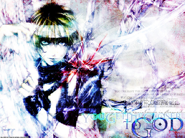 Aya goda anime black white #2 free wallpaper for desktop - medium preview image