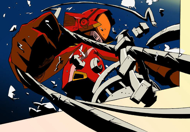 Snowboard ramp helmet chain mecha free wallpaper for desktop - medium preview image