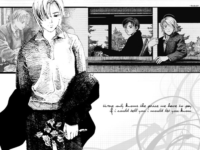 Man woman window flower neo free wallpaper for desktop - medium preview image