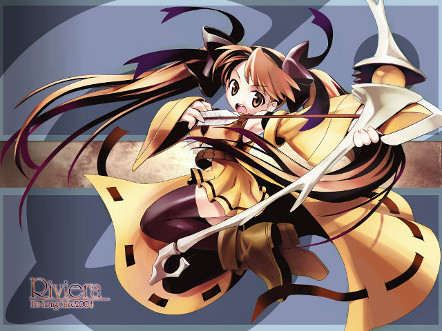 Mami bow arcane anime magical free wallpaper for desktop - medium preview image