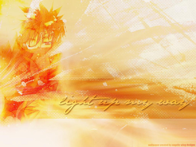 Yellow background orange sunset silhouette free wallpaper for desktop - medium preview image