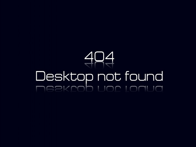 Black white desktop not found free wallpaper for desktop - medium preview image