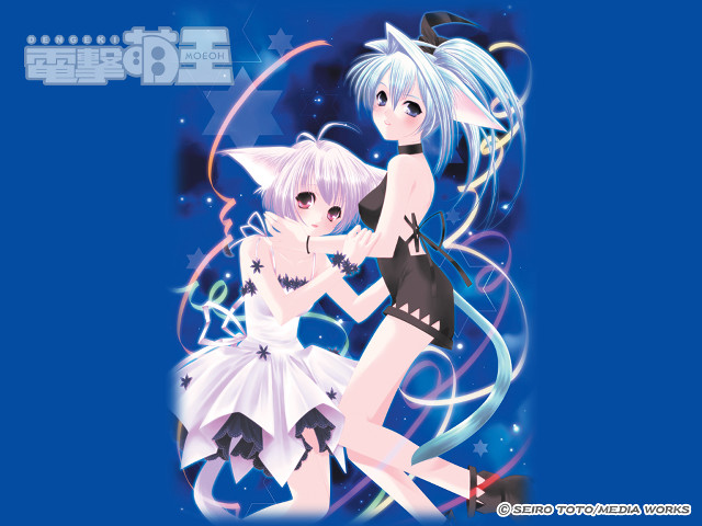 Anime girls microphone black dress free wallpaper for desktop - medium preview image