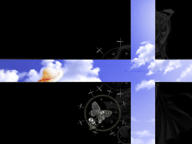 Butterfly gothic matte fantasy sky free wallpaper for desktop - medium preview image