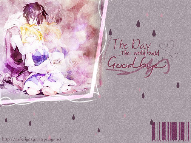 Anime couple wallpaper quote magical free wallpaper for desktop - medium preview image