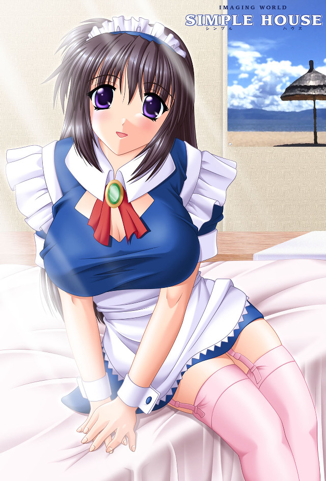 Woman blue dress bed beach free wallpaper for mobile - medium preview image