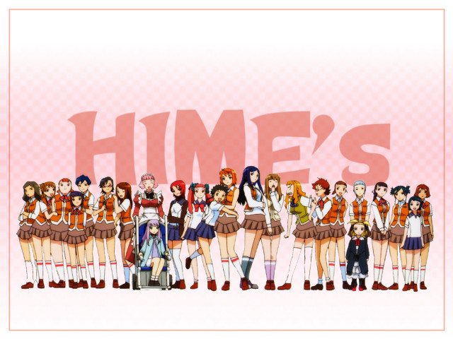 Anime girls background hime school free wallpaper for desktop - medium preview image