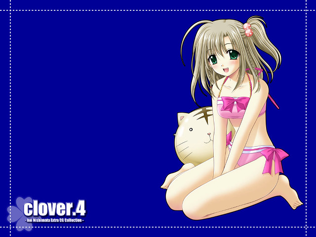 Girl bikini cat kyoto animation free wallpaper for desktop - medium preview image