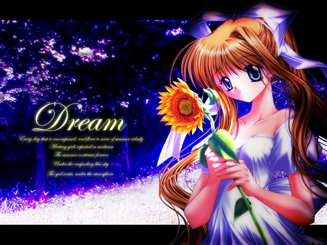 Dream girl flower wand night free wallpaper for desktop - medium preview image