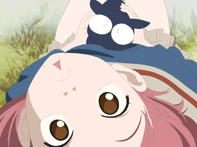 Woman man grass bird neo free wallpaper for desktop - medium preview image