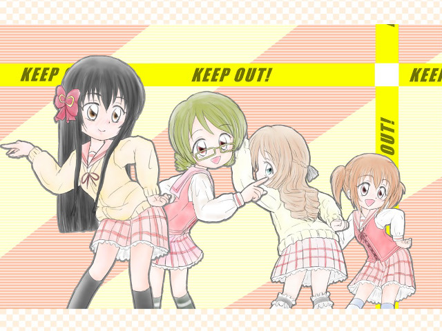 Girls yellow ribbon argyle checkered free wallpaper for desktop - medium preview image