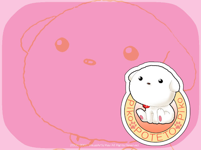 Cartoon dog pink background pink free wallpaper for desktop - medium preview image