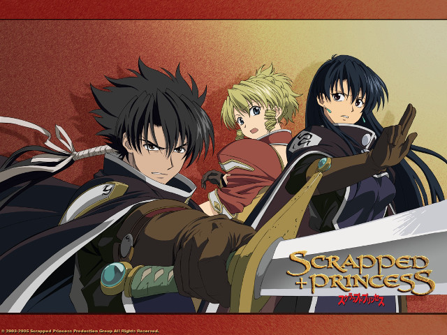 Stranded princess anime group red free wallpaper for desktop - medium preview image