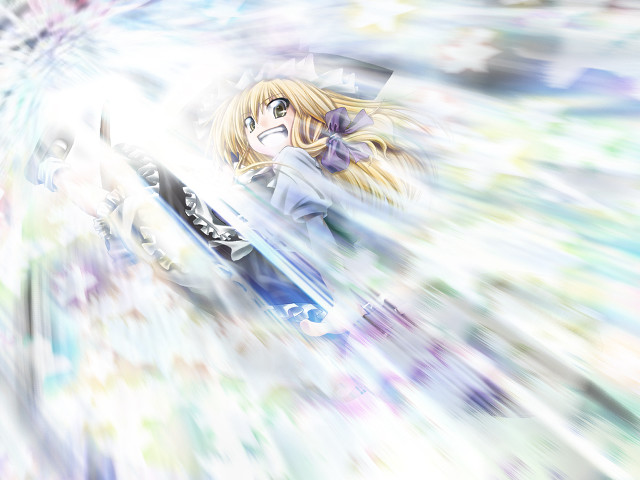 Snowboard woman starburst rayonism blonde free wallpaper for desktop - medium preview image