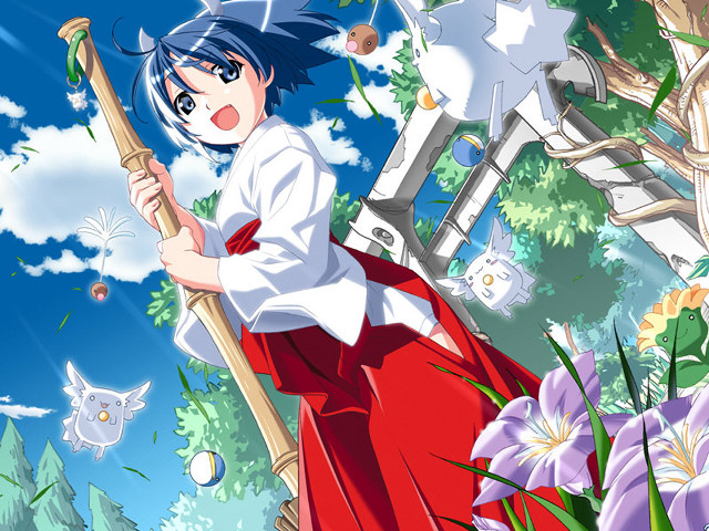 Woman red skirt cat tree free wallpaper for desktop - medium preview image