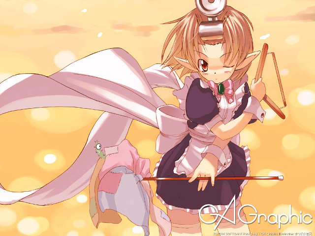 Girl hat wand scarf elf free wallpaper for desktop - medium preview image