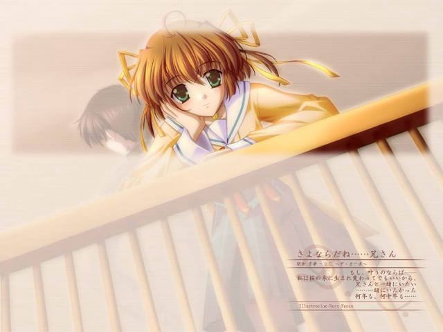 Girl long hair yellow coat free wallpaper for desktop - medium preview image