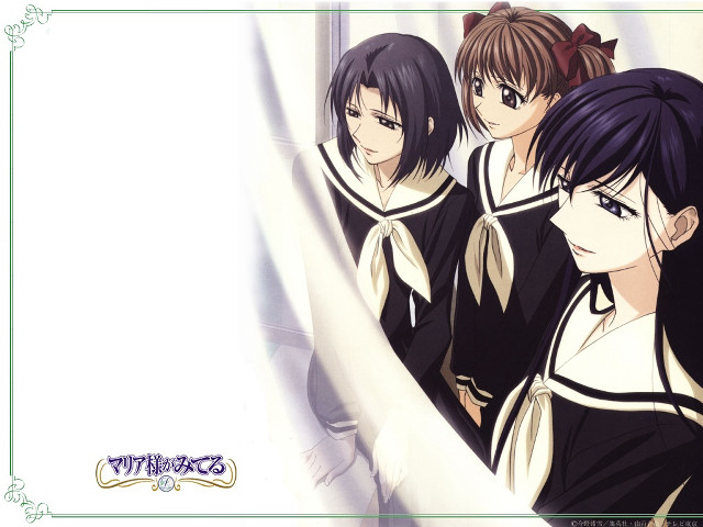 Group people window curtains ai free wallpaper for desktop - medium preview image