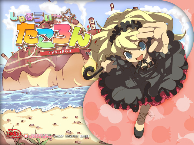 Cartoon girl beach black dress free wallpaper for desktop - medium preview image