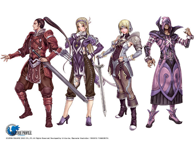 Epic fantasy armor swords characters free wallpaper for desktop - medium preview image