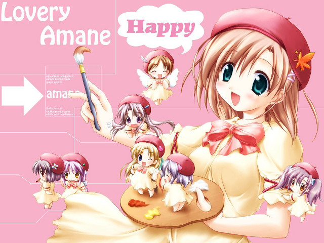 Girl tray food dolls anime free wallpaper for desktop - medium preview image