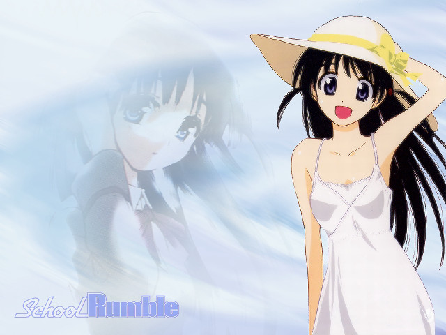 Girl white dress hat smile free wallpaper for desktop - medium preview image