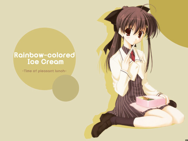Ayako rokkaku girl icecream school free wallpaper for desktop - medium preview image