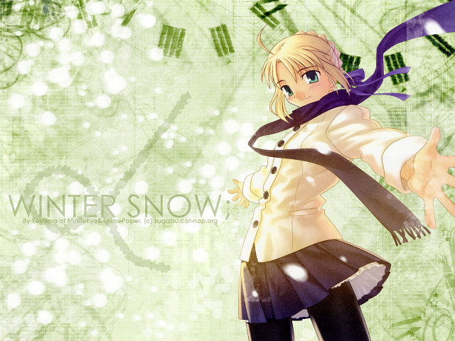 Girl whitecoat purplescarf greenbackground magicalrealism free wallpaper for desktop - medium preview image