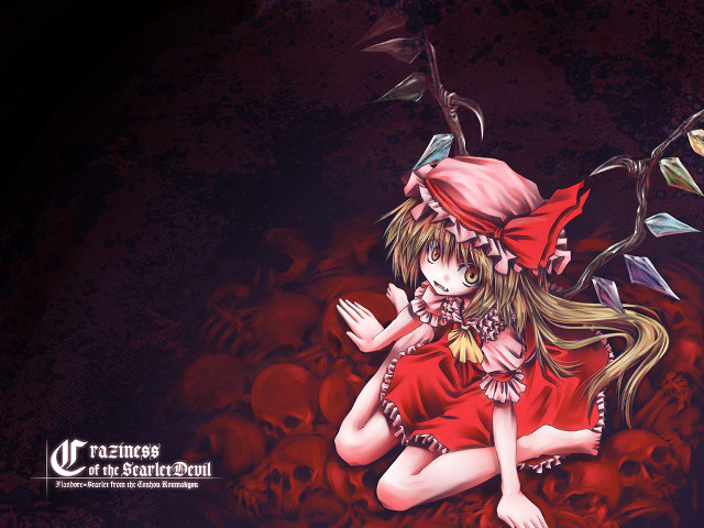 Red hat red dress skulls free wallpaper for desktop - medium preview image