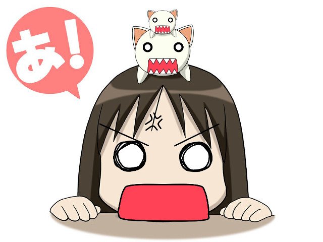 Girl cat angry speech bubble free wallpaper for desktop - medium preview image