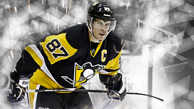 Hockey player yellow jersey battle free wallpaper for desktop - medium preview image