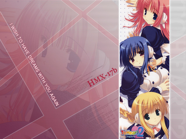 Anime girls long hair pink #2 free wallpaper for desktop - medium preview image