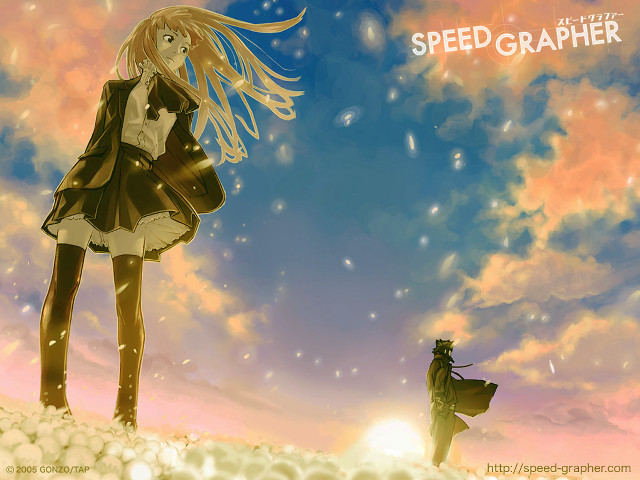 Girl hill dusk anime neo free wallpaper for desktop - medium preview image