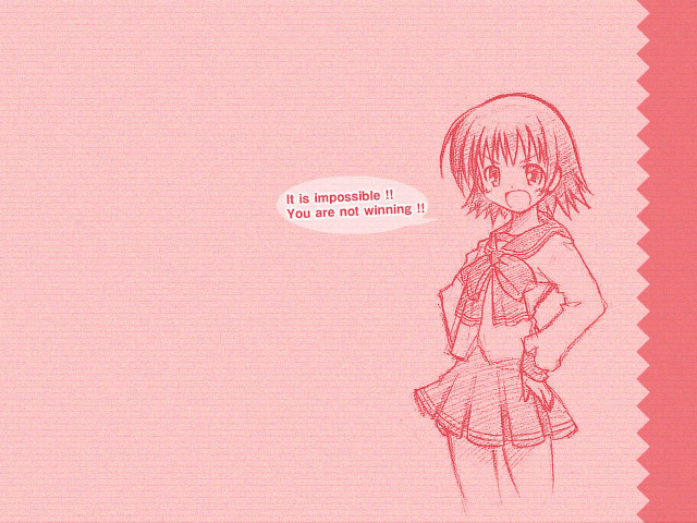 Girl thoughtbubble ayako rokkaku manga free wallpaper for desktop - medium preview image