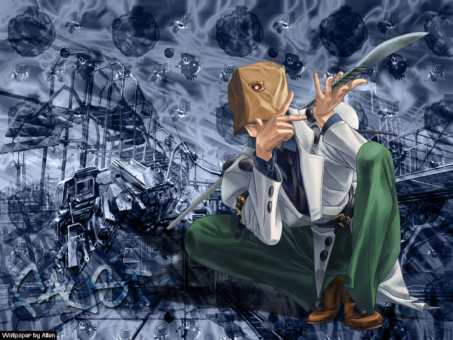 Man suit tie knife paperbag free wallpaper for desktop - medium preview image