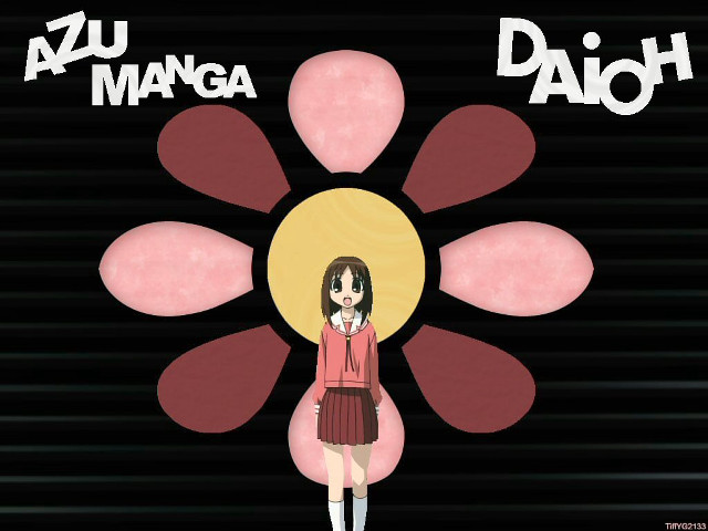 Azu manga girl flower moon free wallpaper for desktop - medium preview image