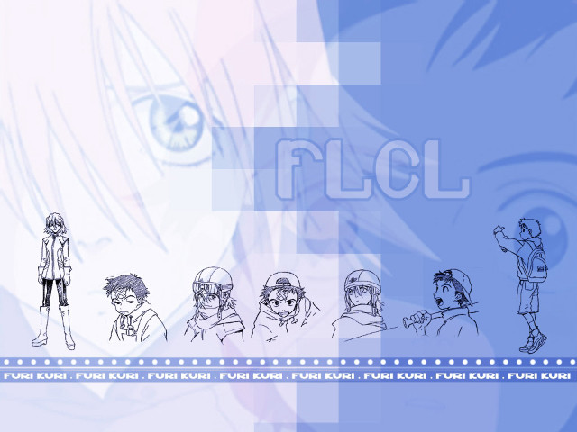 Flcl anime group lycoart baiōken free wallpaper for desktop - medium preview image