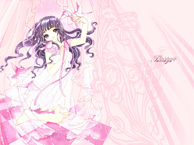 Girl long hair bed pink free wallpaper for desktop - medium preview image