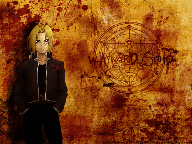 Gothic anime cedric seaut fire free wallpaper for desktop - medium preview image