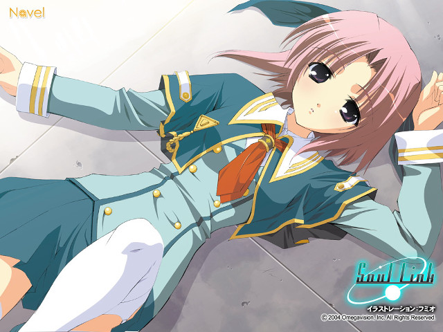 Aguri uchida pink hair blue free wallpaper for desktop - medium preview image