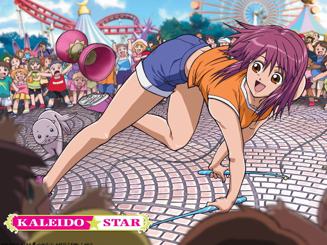 Skateboard girl carnival blurry anime free wallpaper for desktop - medium preview image