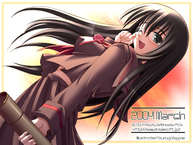 Woman black hair bat school free wallpaper for desktop - medium preview image