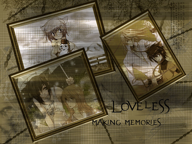 Anime couple wall loveless memories free wallpaper for desktop - medium preview image