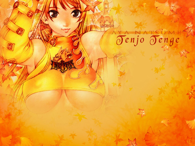 Girl yellow outfit background leaves free wallpaper for desktop - medium preview image