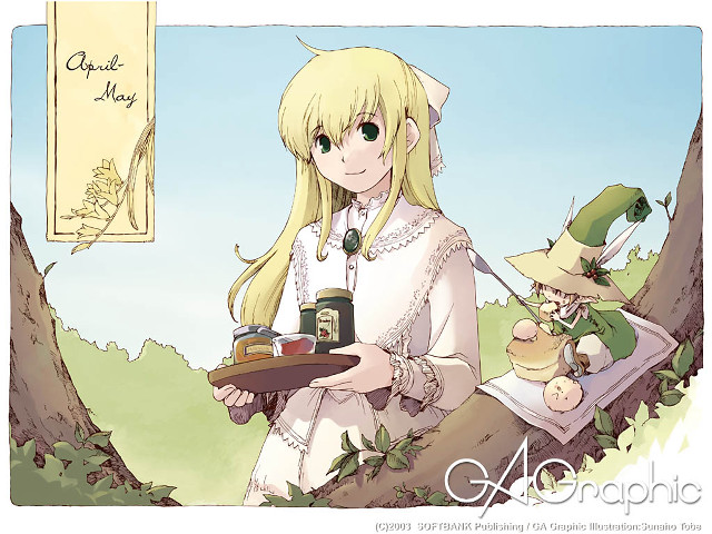 Woman tray hat sign magic free wallpaper for desktop - medium preview image