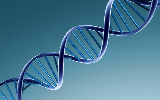 Blue cell model gradient biopunk free wallpaper for desktop - medium preview image