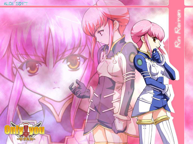 Eizan kikukawa anime girls pink free wallpaper for desktop - medium preview image