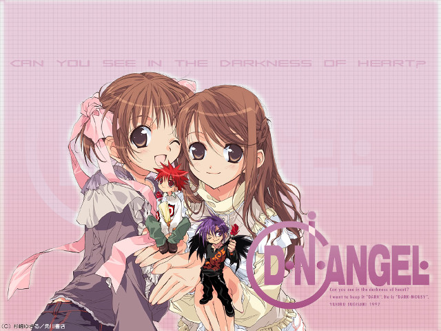 Two anime girls long hair #2 free wallpaper for desktop - medium preview image